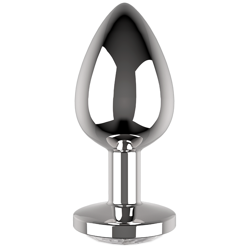 COQUETTE CHIC DESIRE - ANALPLUG METALL KLAR FARBE GRÖSSE M 3.5 X 8 CM