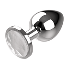 COQUETTE CHIC DESIRE - ANALPLUG METALL KLAR FARBE GRÖSSE M 3.5 X 8 CM - Vanelion Paradise
