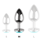 COQUETTE TOYS - ANALPLUG METALLBLAU FARBE GRÖSSE M 3,5 X 8CM - Vanelion Paradise