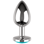 COQUETTE TOYS - ANALPLUG METALLBLAU FARBE GRÖSSE M 3,5 X 8CM - Vanelion Paradise