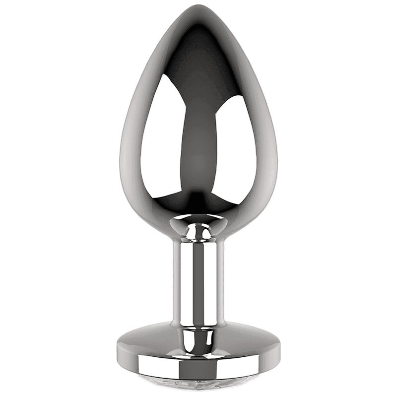 COQUETTE CHIC DESIRE - ANALPLUG METALL WEISS FARBE GRÖSSE L 4 X 9 CM - Vanelion Paradise
