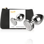 COQUETTE CHIC DESIRE - ANALPLUG METALL WEISS FARBE GRÖSSE L 4 X 9 CM - Vanelion Paradise