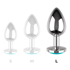 COQUETTE CHIC DESIRE - ANALPLUG METALLBLAU FARBE GRÖSSE L 4 X 9 CM - Vanelion Paradise