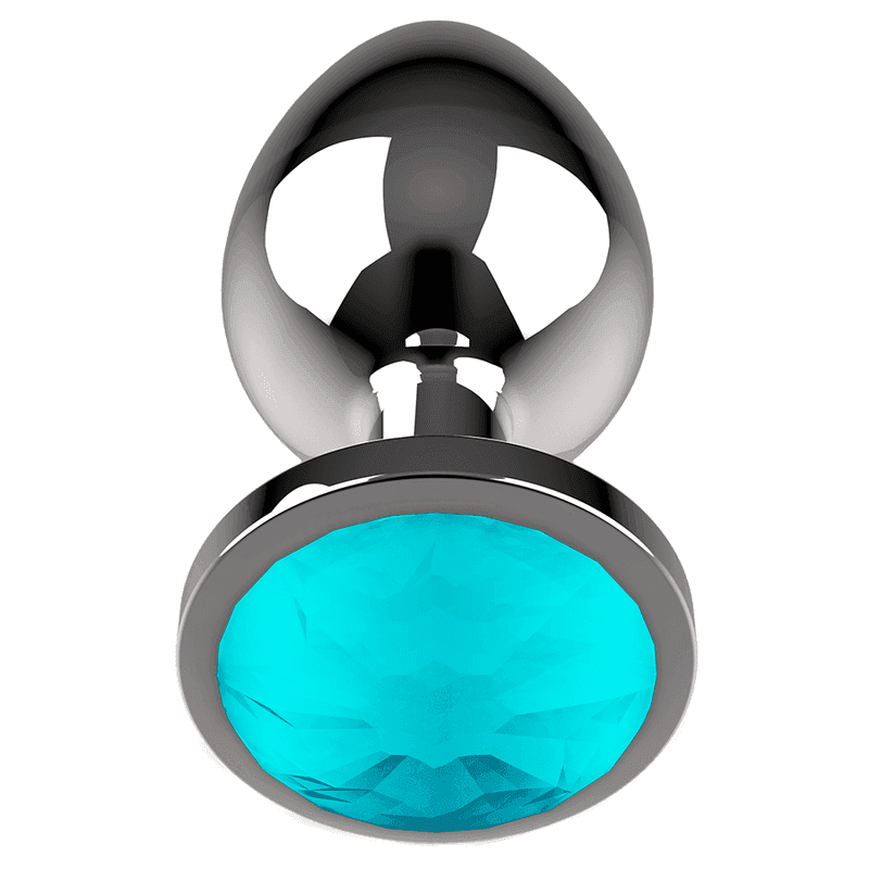COQUETTE CHIC DESIRE - ANALPLUG METALLBLAU FARBE GRÖSSE L 4 X 9 CM - Vanelion Paradise