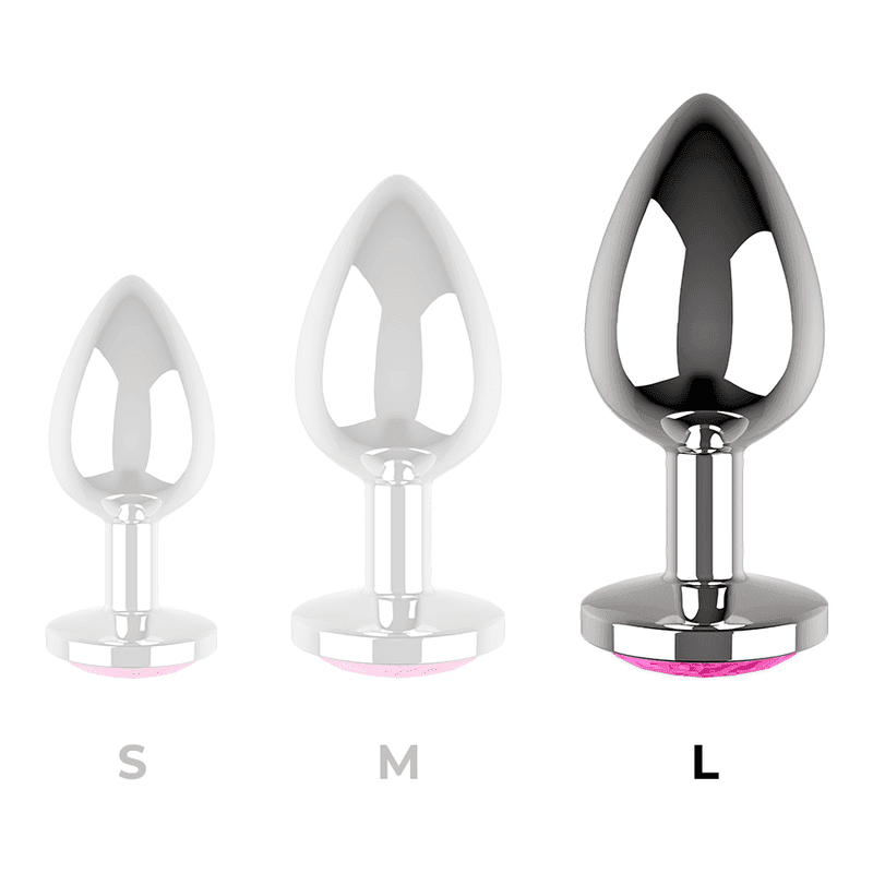 COQUETTE CHIC DESIRE - ANALPLUG METALL PINK FARBE GRÖSSE L 4 X 9 CM - Vanelion Paradise
