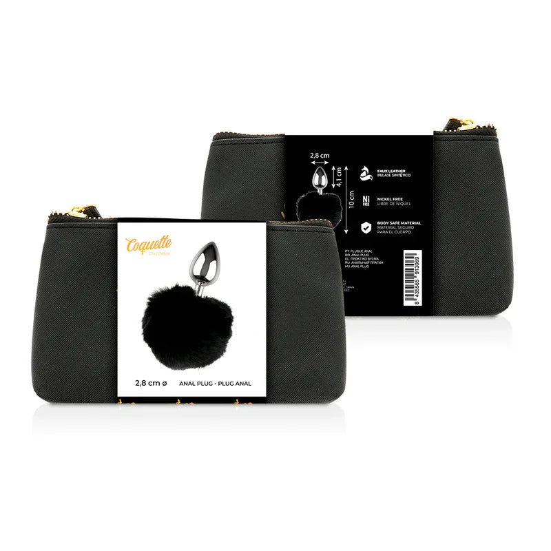 COQUETTE CHIC DESIRE - ANALPLUG METALLGRÖSSE L 2.8 X 4.1 CM - Vanelion Paradise