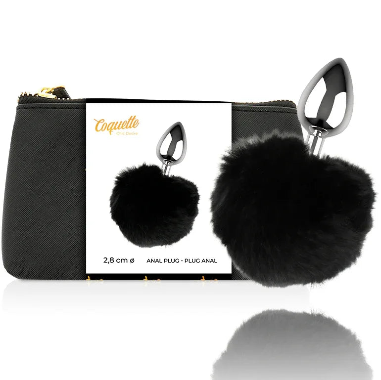 COQUETTE CHIC DESIRE - ANALPLUG METALLGRÖSSE L 2.8 X 4.1 CM - Vanelion Paradise