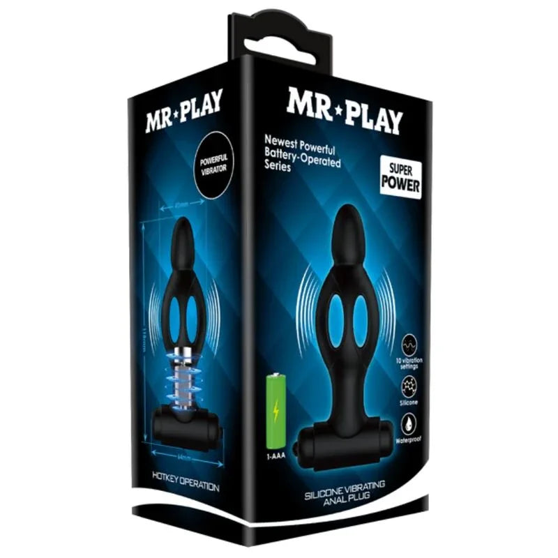 MR PLAY - SILIKON ANALSPLUG MIT VIBRATION - Vanelion Paradise