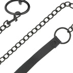 DARKNESS - SCHWARZE HALSKETTE MIT KETTE - Vanelion Paradise
