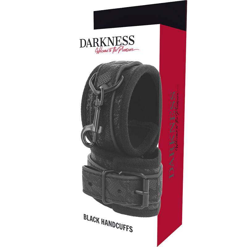 DARKNESS - LUXUS-BDSM-HANDSCHELLEN IN SCHWARZ - Vanelion Paradise
