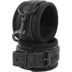 DARKNESS - LUXUS-BDSM-HANDSCHELLEN IN SCHWARZ - Vanelion Paradise