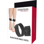 DARKNESS - KNÖCHELMANSCHETTEN AUS SCHWARZEM NYLON - Vanelion Paradise