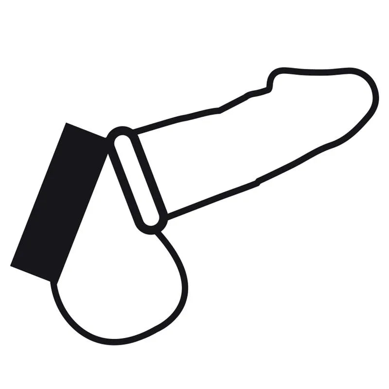 Penis- & Hodenring mit Metallring – Darkness Cockring für mehr Kontrolle - Vanelion Paradise