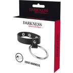 Penis- & Hodenring mit Metallring – Darkness Cockring für mehr Kontrolle - Vanelion Paradise
