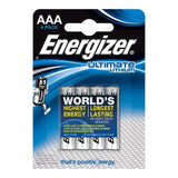 ENERGIZER - ULTIMATE LITHIUM AAA L92 LR03 1,5V *4 - Vanelion Paradise
