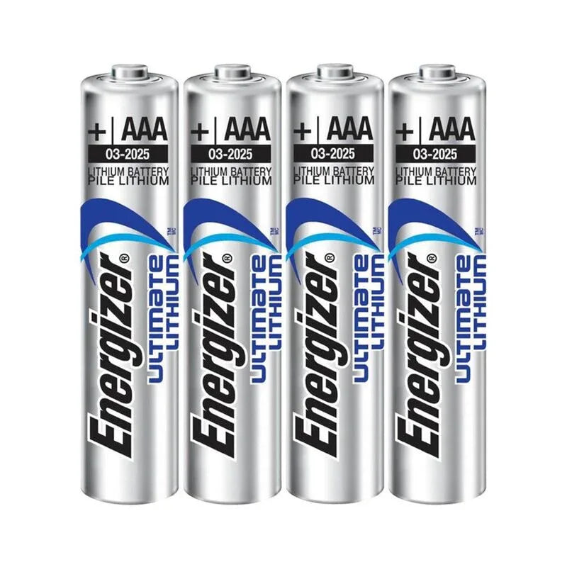 ENERGIZER - ULTIMATE LITHIUM AAA L92 LR03 1,5V *4 - Vanelion Paradise