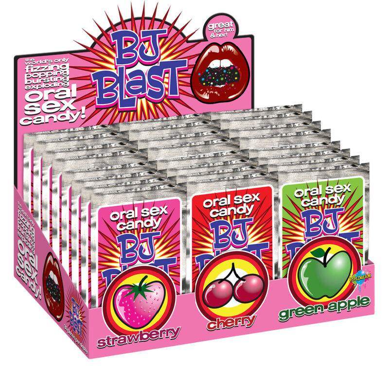 PIPEDREAMS - BJ BLAST ERDBEERE/KIRSCH UND GRÜNER APFEL DISPLAY ? 36 STÜCK - Vanelion Paradise