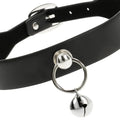 COQUETTE CHIC DESIRE - VEGANE LEDER-HALSKETTE DAMEN-ACCESSOIRE RASSEL/REIFEN - Vanelion Paradise