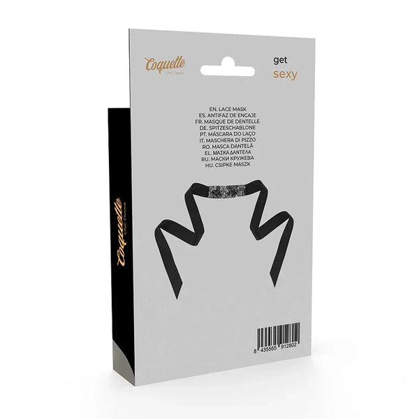 COQUETTE CHIC DESIRE - SCHWARZE SPITZENMASKE MIT BAND - Vanelion Paradise