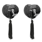 COQUETTE CHIC DESIRE - SCHWARZE PAILLETTEN-NIPPELABDECKUNGEN - Vanelion Paradise