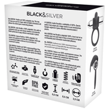BLACK&SILVER - BURTON WIEDERAUFLADBARER RING 10 VIBRATIONSMODI - Vanelion Paradise