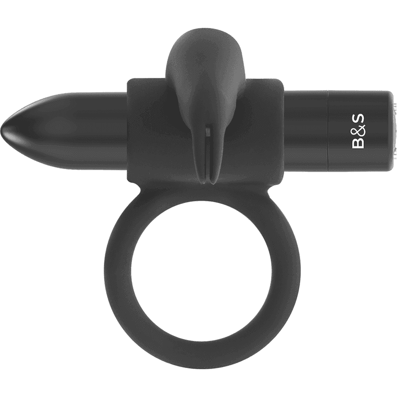 BLACK&SILVER - BURTON RING 10 VIBRATIONSMODI SCHWARZ - Vanelion Paradise