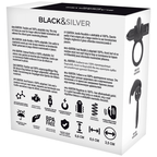 BLACK&SILVER - BURTON RING 10 VIBRATIONSMODI SCHWARZ - Vanelion Paradise
