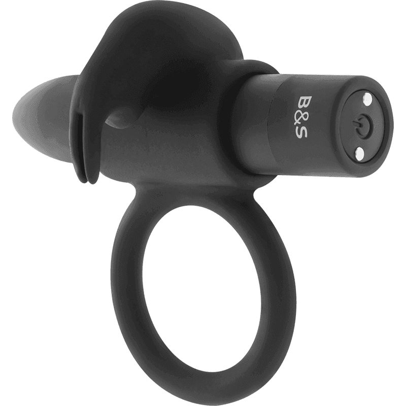 BLACK&SILVER - BURTON RING 10 VIBRATIONSMODI SCHWARZ - Vanelion Paradise