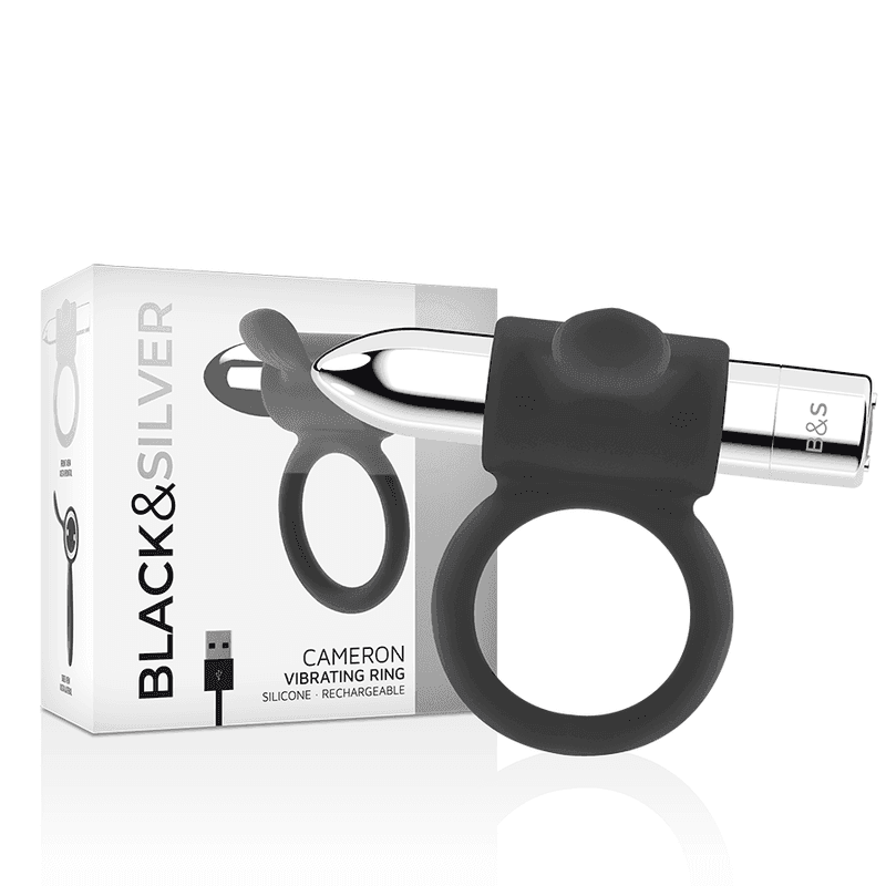 BLACK&SILVER - CAMERON WIEDERAUFLADBARER RING SILBER - Vanelion Paradise