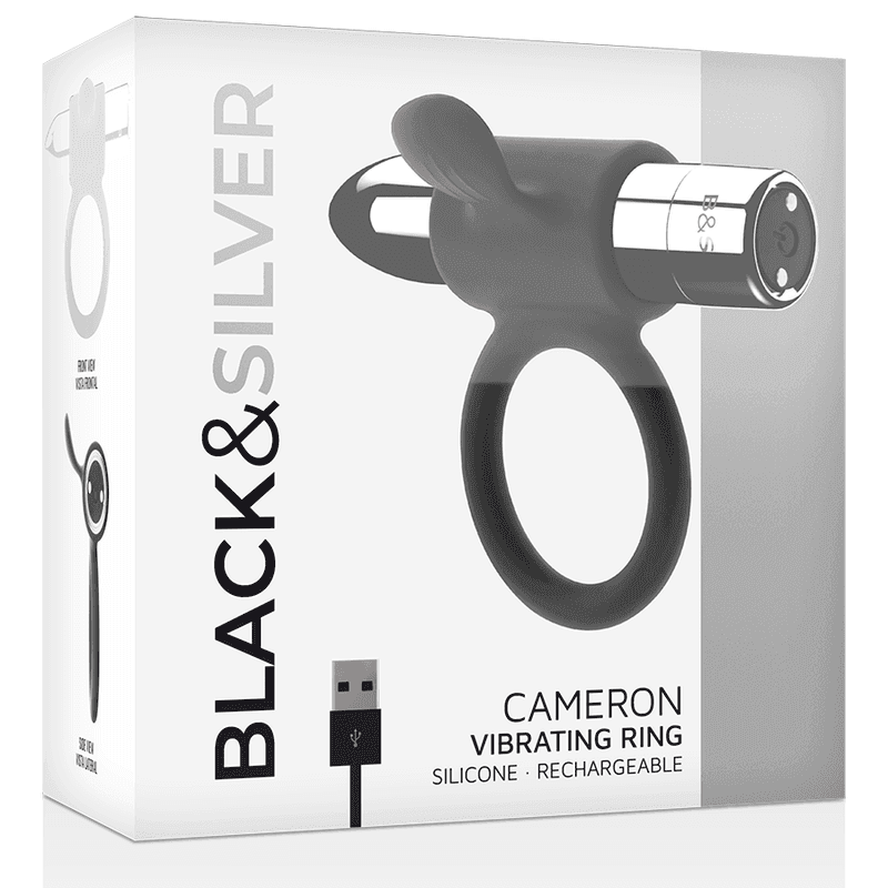 BLACK&SILVER - CAMERON WIEDERAUFLADBARER RING SILBER - Vanelion Paradise