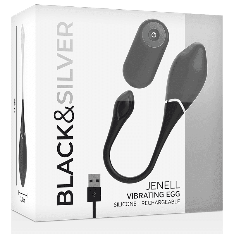 BLACK&SILVER - JENELL WIEDERAUFLADBARES VIBRIEREI - Vanelion Paradise