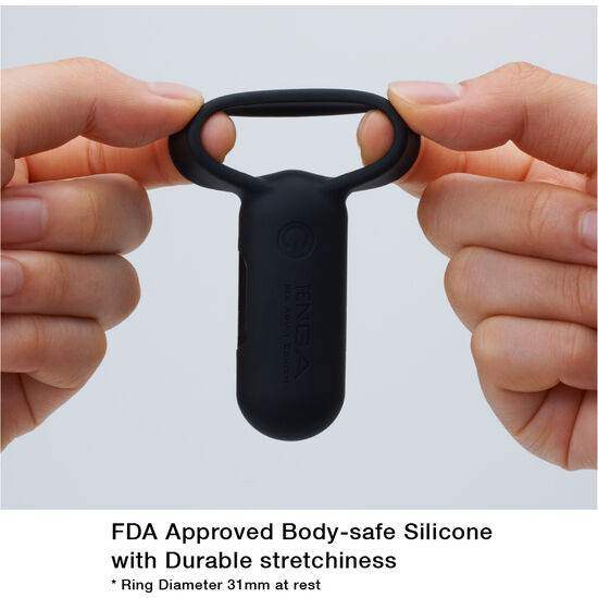 TENGA - SVR SMART SCHWARZER VIBRATORRING - Vanelion Paradise
