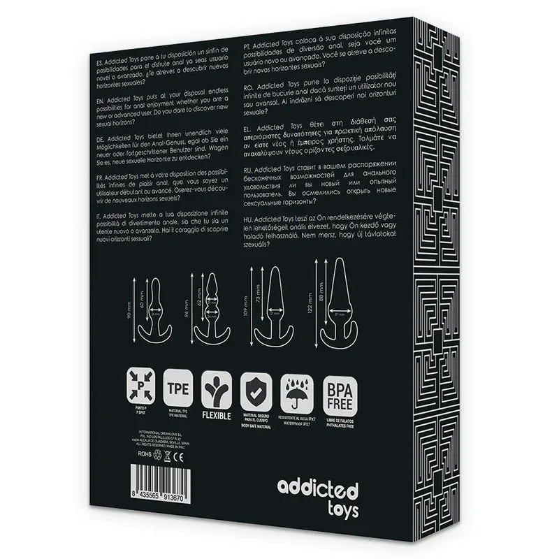 ADDICTED TOYS - SET 4 ANALPLUG - Vanelion Paradise