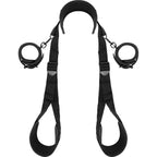 FETISH SUBMISSIVE - POSITION MIT OFFENEN BEINEN UND HANDSCHELLEN MIT NEOPREN-FUTTER - Vanelion Paradise