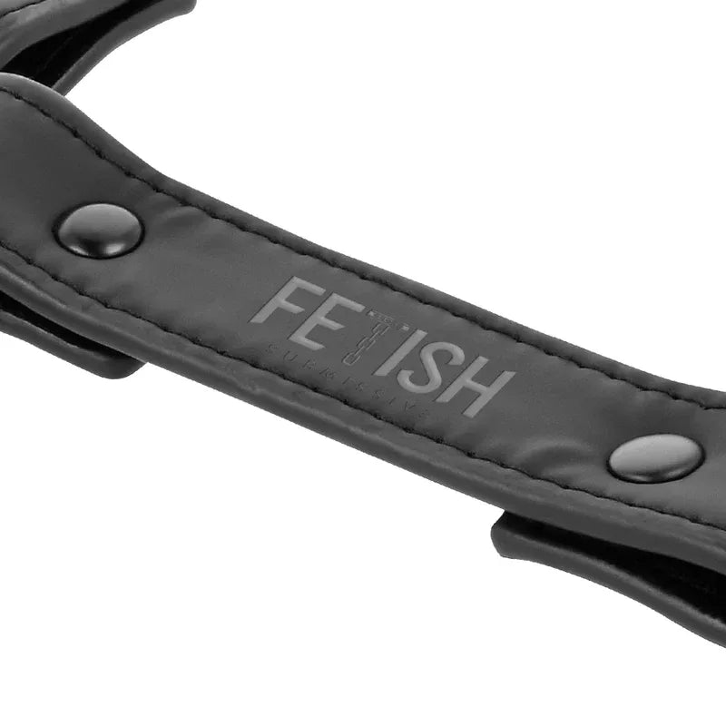 FETISH SUBMISSIVE - HANDSCHELLENVERBINDUNG AUS VEGANEM LEDER - Vanelion Paradise