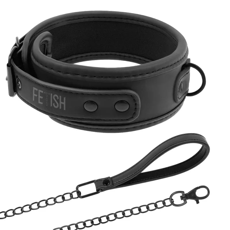 FETISH SUBMISSIVE - KETTENHALSKETTE MIT NEOPREN-FUTTER - Vanelion Paradise