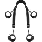 FETISH SUBMISSIVE Master-Position Set – veganes Leder & 4 Neopren-Fesseln - Vanelion Paradise