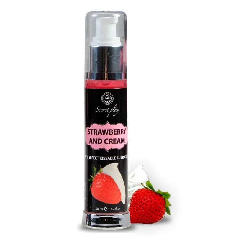 SECRETPLAY - SCHMIERMITTEL 2-1 WÄRMEEFFEKT ERDBEERE & CREME 50 ML - Vanelion Paradise