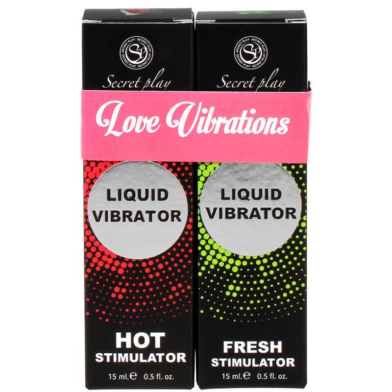 SECRETPLAY - LIQUID VIBRATOR LOVE VIBRATIONS PACK