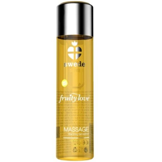 SWEDE - FRUITY LOVE MASSAGEÖL MIT WÄRMENDEM EFFEKT TROPISCHES FRUCHTIGES MIT HONIG 60 ML