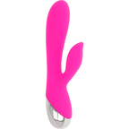 OHMAMA - VIBRATOR MIT KANINCHEN 10 VIBRATIONSMODI 19 CM - Vanelion Paradise