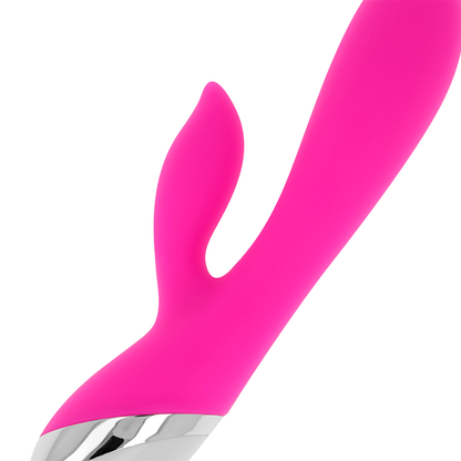 OHMAMA - VIBRATOR MIT KANINCHEN 10 VIBRATIONSMODI 19 CM