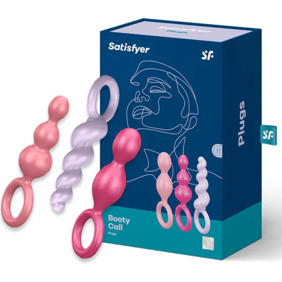 SATISFYER - ANALPLUGS SET 3 ST TRICOLOR - Vanelion Paradise