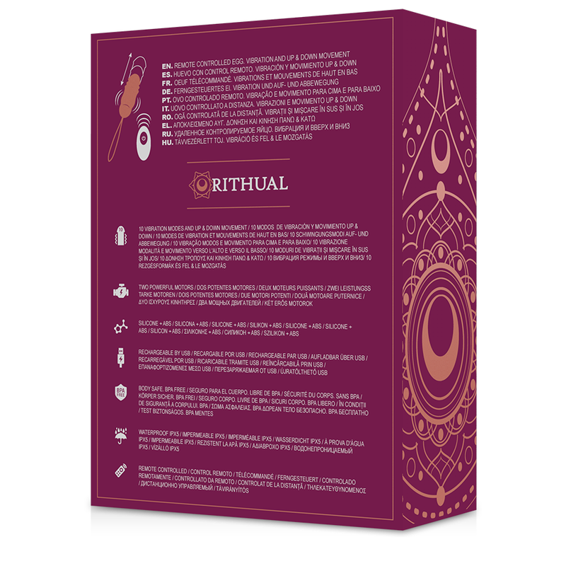 RITHUAL - REVA EGG FERNBEDIENUNGS-UP&DOWN-SYSTEM + VIBRATION