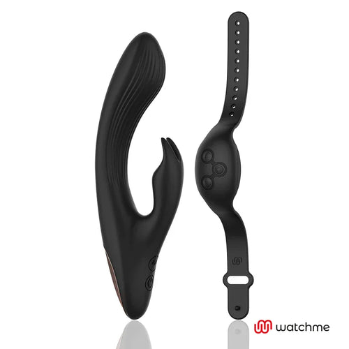 ANNE’S DESIRE Rabbit mit WATCHME-Uhr – App & Fernbedienung, schwarz - Vanelion Paradise