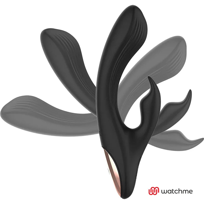 ANNE’S DESIRE Rabbit mit WATCHME-Uhr – App & Fernbedienung, schwarz - Vanelion Paradise