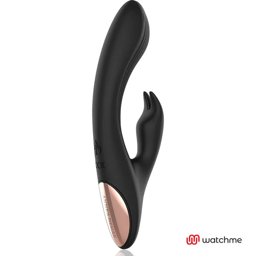ANNE’S DESIRE Rabbit mit WATCHME-Uhr – App & Fernbedienung, schwarz - Vanelion Paradise