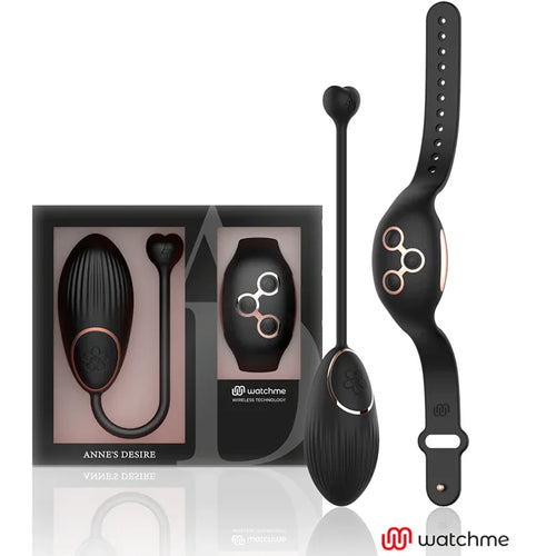 ANNE'S DESIRE - EGG FERNBEDIENUNGSTECHNOLOGIE WATCHME SCHWARZ/GOLD - Vanelion Paradise