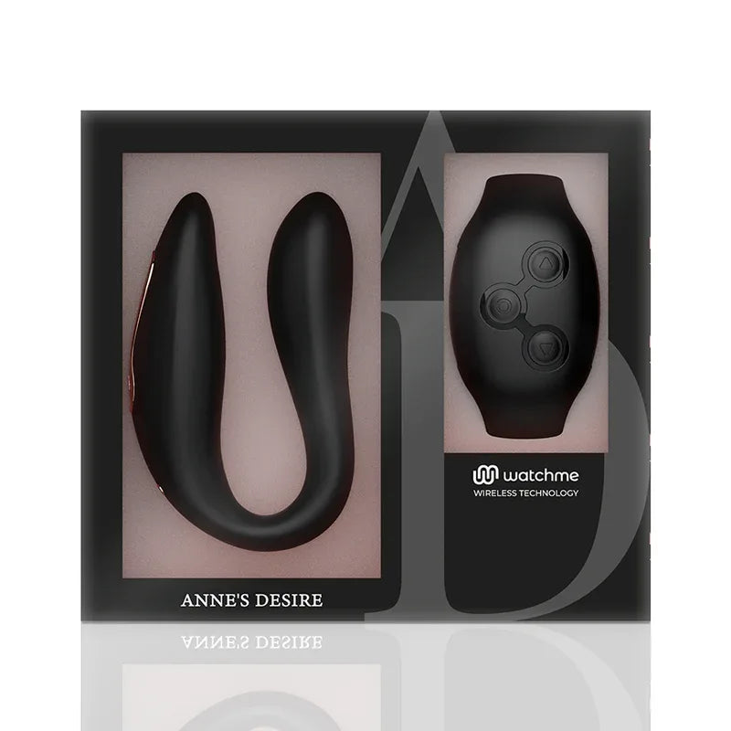 ANNE'S DESIRE - DUAL PLEASURE TECNOLOG A WATCHME BLACK - Vanelion Paradise