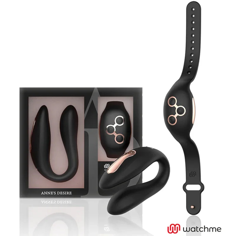 ANNE'S DESIRE - DUAL PLEASURE TECNOLOG A WATCHME SCHWARZ/GOLD - Vanelion Paradise
